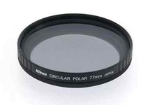 NIKON FILTRO 77MM CIRCULAR POLAR   PARI AL NUOVO  GARANTITO COME DA FOTO + ANELL