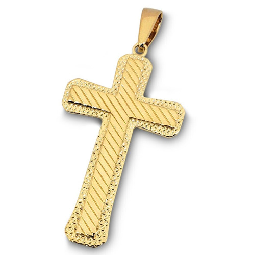 Ciondolo croce uomo oro - ciondolo,