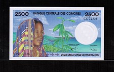 Comores, Comores 2500 FRANCHI