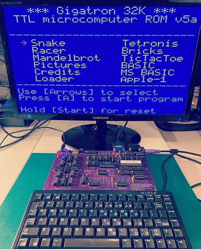Gigatron ttl bit homebrew - ttl,