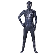 Costume Spiderman Edition limited Black Completo maschera tuta taglia Adulto