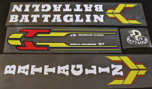 Set adesivi battaglin - adesivi, bianco