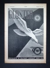 Original 1942 Advert Gloster