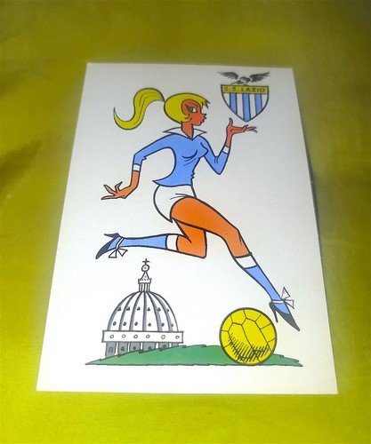 Cartolina lazio vignetta - s.s.,