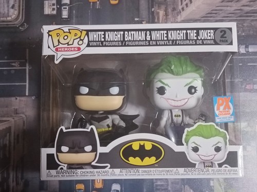 White knight batman - white, joker