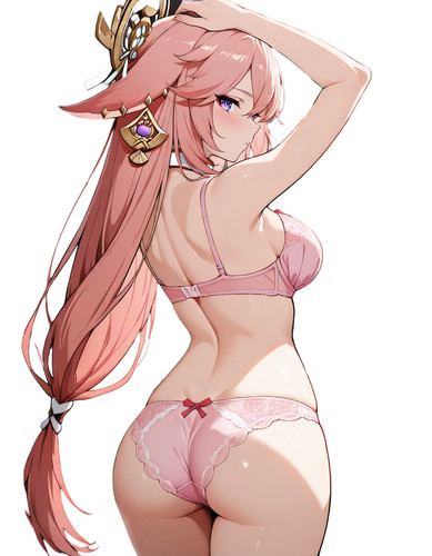 Adesivo yae miko genshin - adesivo,