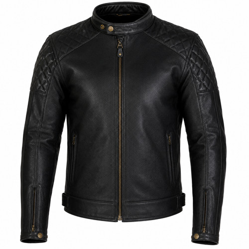 Giacca motociclista uomo - giacca,