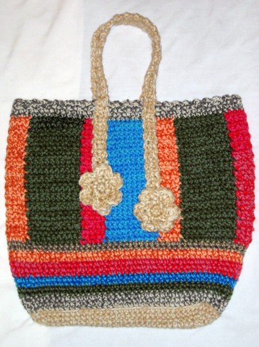 Borsa mano maglia crochet - mano,