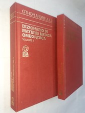 DIZIONARIO DI MATERIA MEDICA OMEOPATICA 2 VOLUMI - ANDRE' JULIAN - IPSA - 1990
