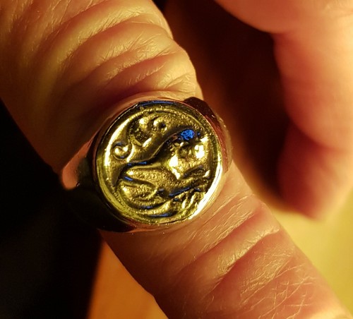 Anello con sigillo - anello,