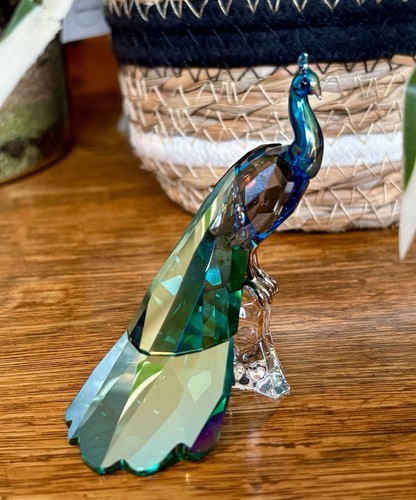 Swarovski crystal scs peacock - crystal,