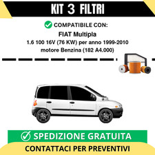 Kit 3 Filtri Tagliando per