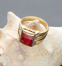 ANELLO DA UOMO VINTAGE IN ORO