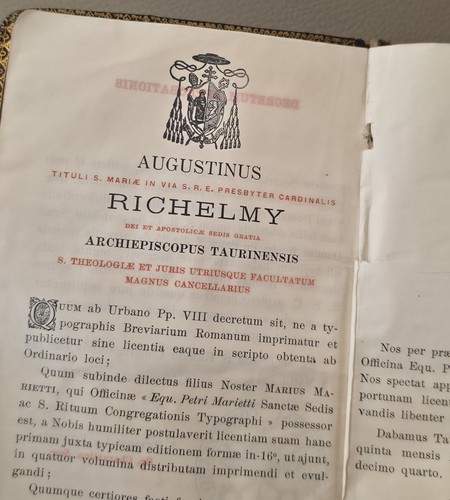 Breviarium romanum autumnalis - breviarium,