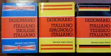 3 DIZIONARI INGLESE / SPAGNOLO / TEDESCO / ITALIANO (CASINI ED. NUOVI TASCABILI)