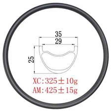 Cerchi in carbonio 29er MTB XC