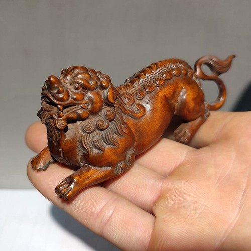 Statua leone intaglio legno - intaglio,