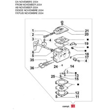 CARBURATORE PER  MOTOSEGA EFCO