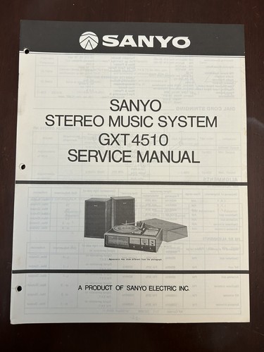 Sanyo gxt 4510 impianto - impianto, stereo