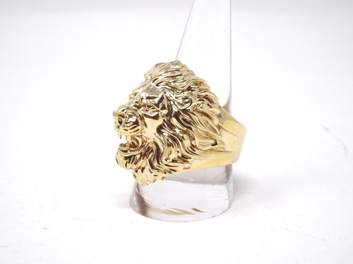 Anello testa leone - testa,