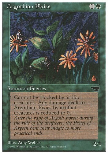 Mtg argothian pixies played - mtg,