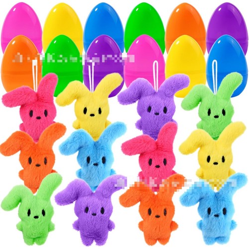 Uovo pasqua con peluche - uovo, di