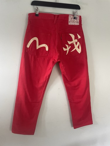 Pantalone rosso vintage - , evisu