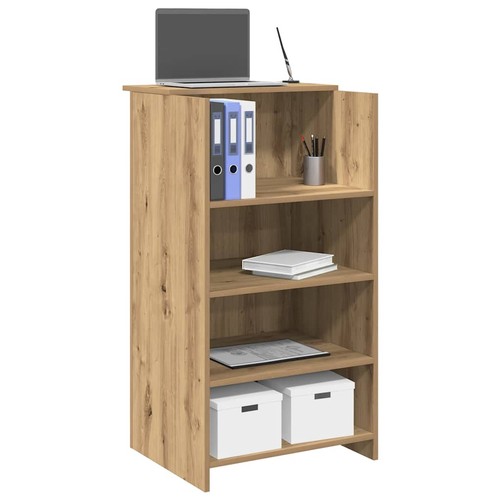 Banco reception rovere fumo - banco,