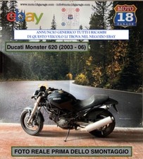 Sono disponibili Ricambi  moto usati Ducati Monster 620 2003 2006