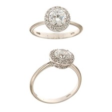 Anello in oro bianco 18 Kt