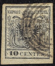 1850 ASI Lombardo Veneto 10c