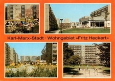 73947390 Karl-Marx-Stadt zona residenziale Fritz Heckert Gaststaette Braumeister Fussga