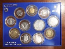 serie divisionale Italia proof Zecca di Roma anno 1989 con 500 lire argento