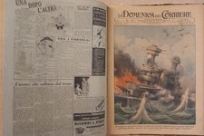 La Domenica Del Corriere Annata 1941 Mussolini Fascismo Guerra Mondiale Ww2