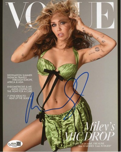 Foto miley cyrus 8x10 firmata - foto,