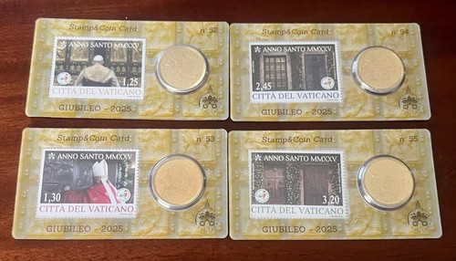 Vaticano serie stamp coin - stamp, &
