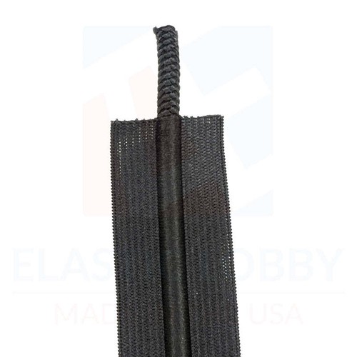Elastico con cordino nero