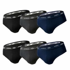 6 SLIP UOMO UMBRO IN COTONE