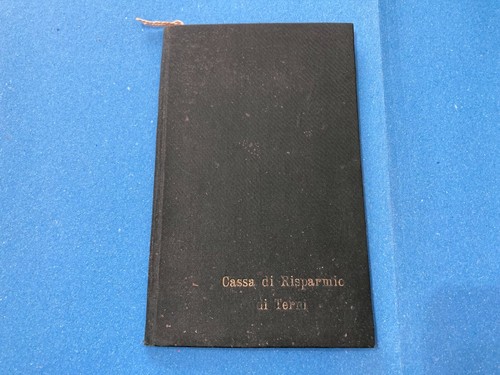 Regno italia libretto - regno, cassa