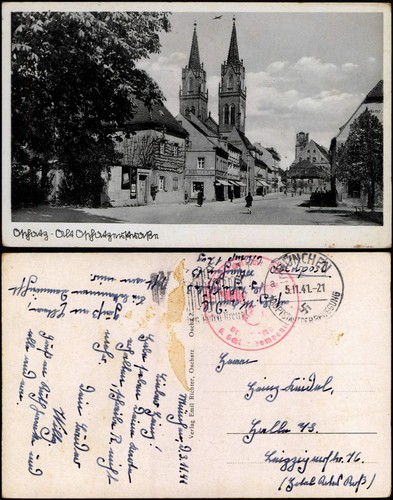 Cartolina oschatz - cartolina,