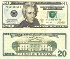 Stati Uniti USA 20 dollari