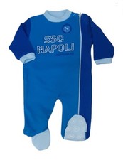Pigiamone neonato azzurro ssc napoli