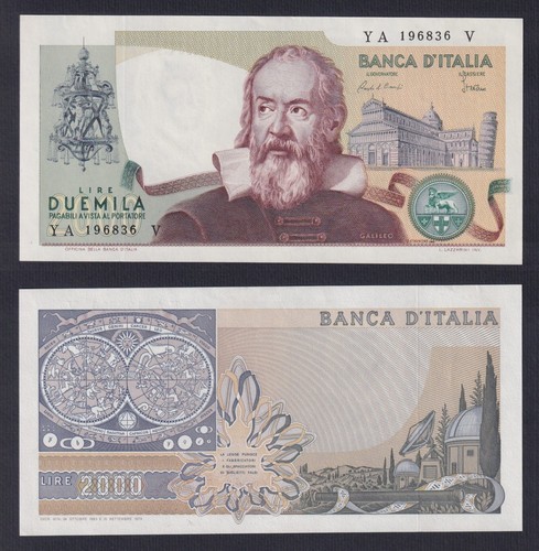 Banconota italia 2000 - banconota, lire