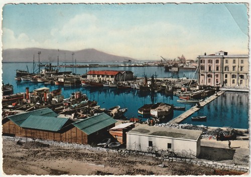 Cagliari porto viagg 1954 - -,