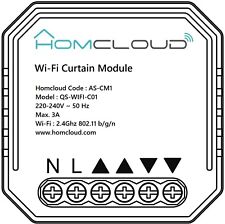 Homcloud Modulo Tapparelle Intelligente Wi-Fi Da Incasso AS-CM1