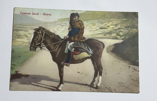 Cartolina costumi sardi orune - cartolina,