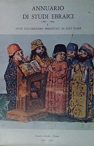 Annuario studi ebraici - studi,