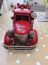 camion in ferro vigili del fuoco vintage anni 60 nuovo l. 30 cm. Particolare 