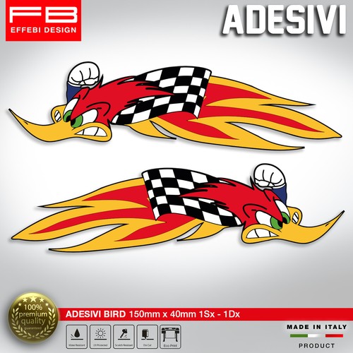 Adesivi stickers bird - bird, woody