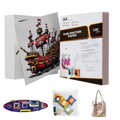 100 fogli carta sublimazione - 100,